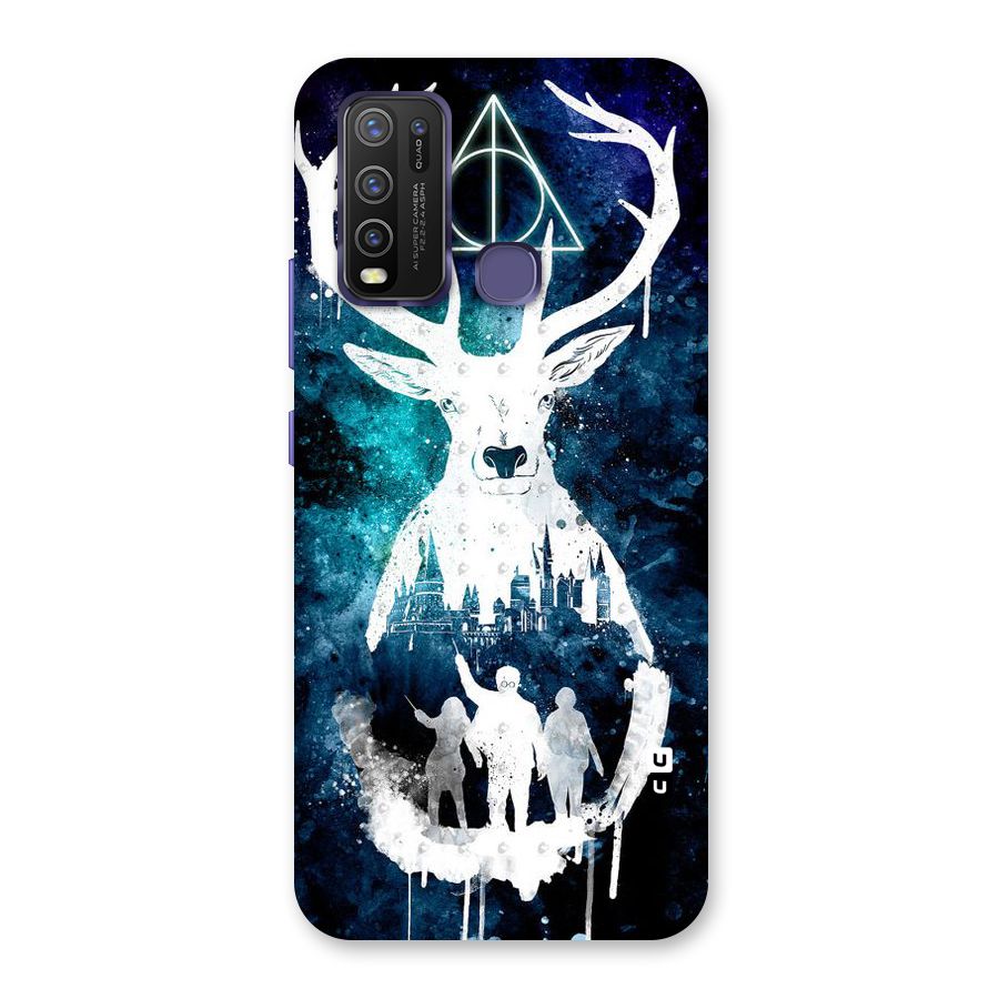 White Deer Back Case for Vivo Y50