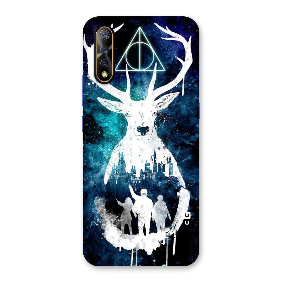 White Deer Back Case for Vivo Z1x