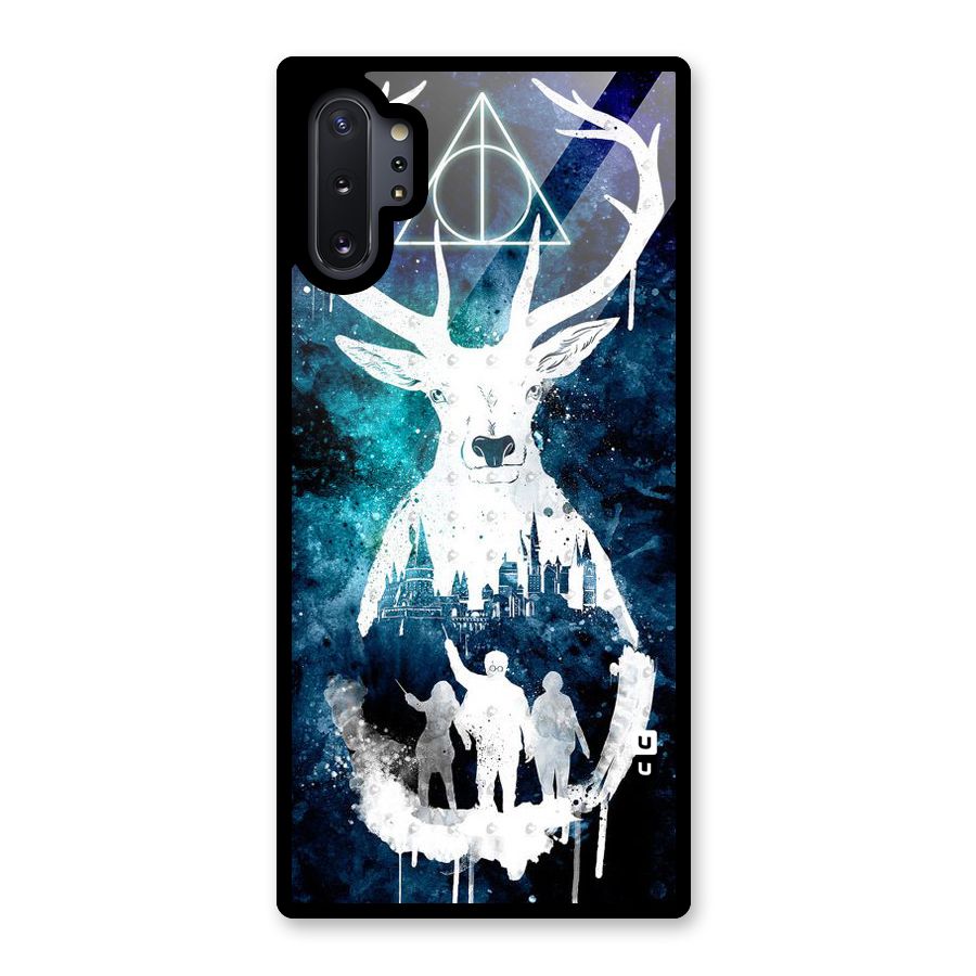 White Deer Glass Back Case for Galaxy Note 10 Plus
