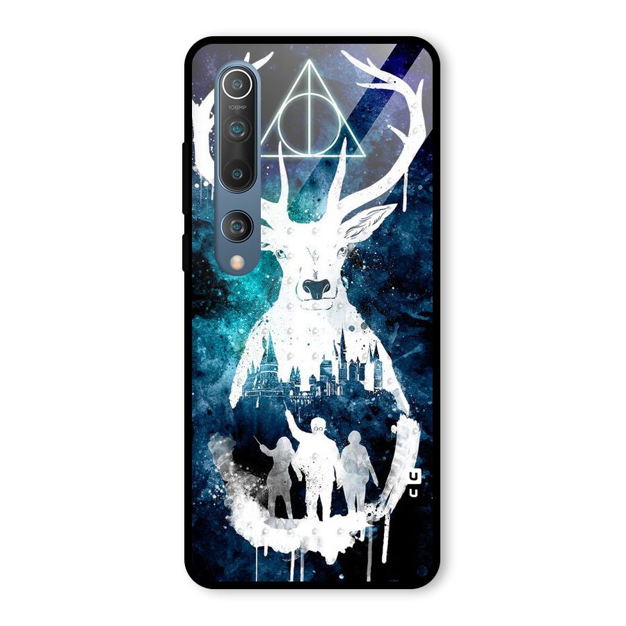 White Deer Glass Back Case for Mi 10
