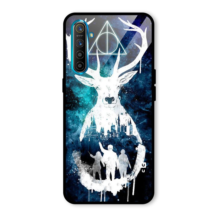 White Deer Glass Back Case for Realme X2