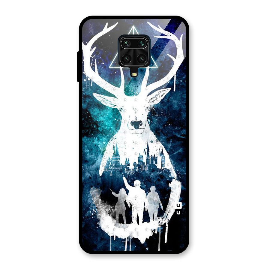 White Deer Glass Back Case for Redmi Note 10 Lite