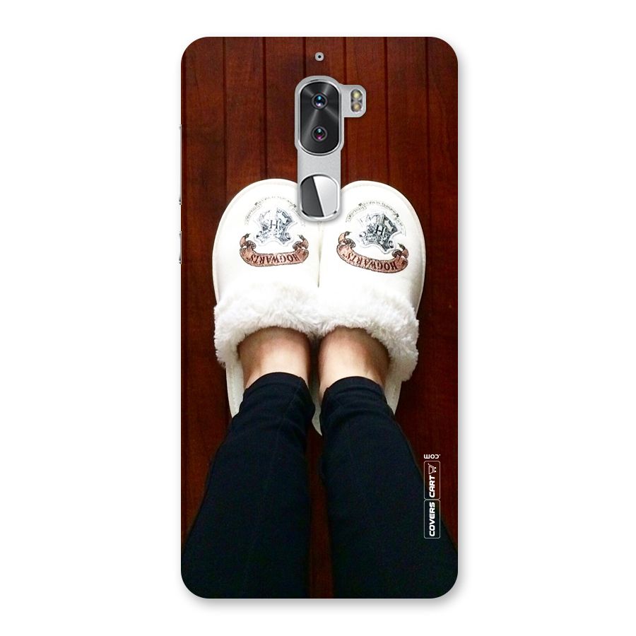White Feets Back Case for Coolpad Cool 1