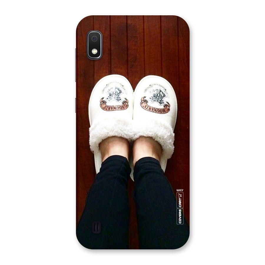 White Feets Back Case for Galaxy A10
