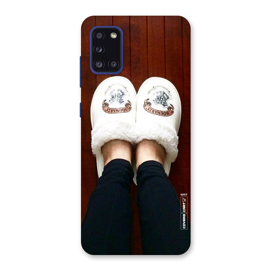 White Feets Back Case for Galaxy A31