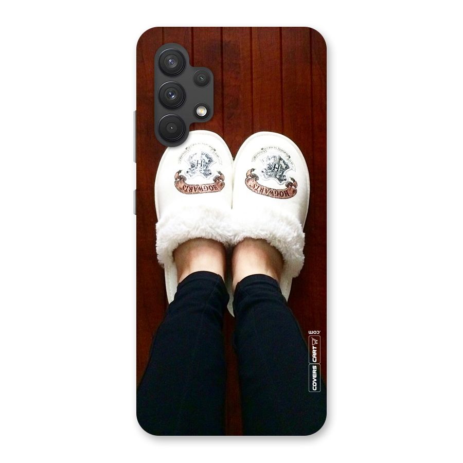 White Feets Back Case for Galaxy A32