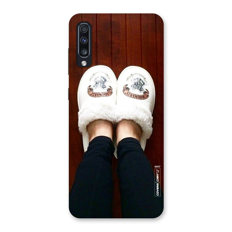 White Feets Back Case for Galaxy A70