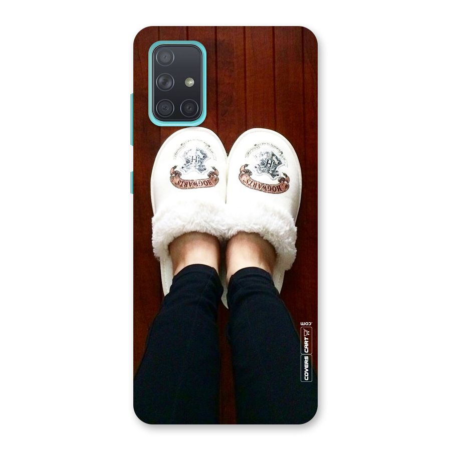 White Feets Back Case for Galaxy A71