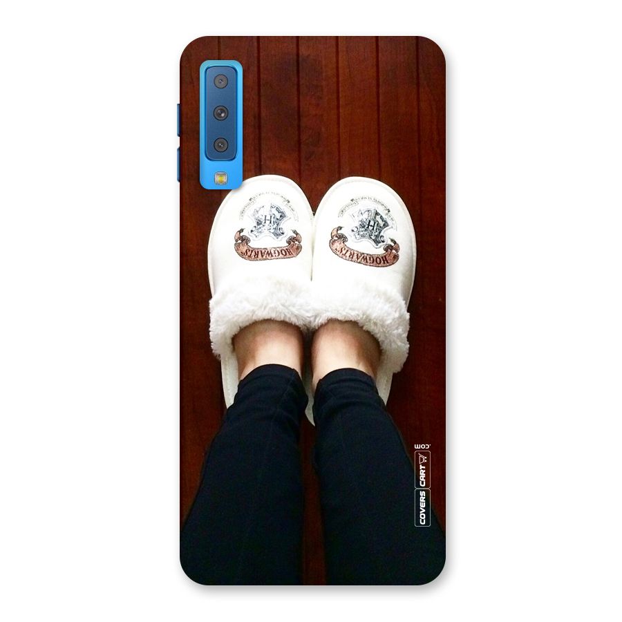 White Feets Back Case for Galaxy A7 (2018)
