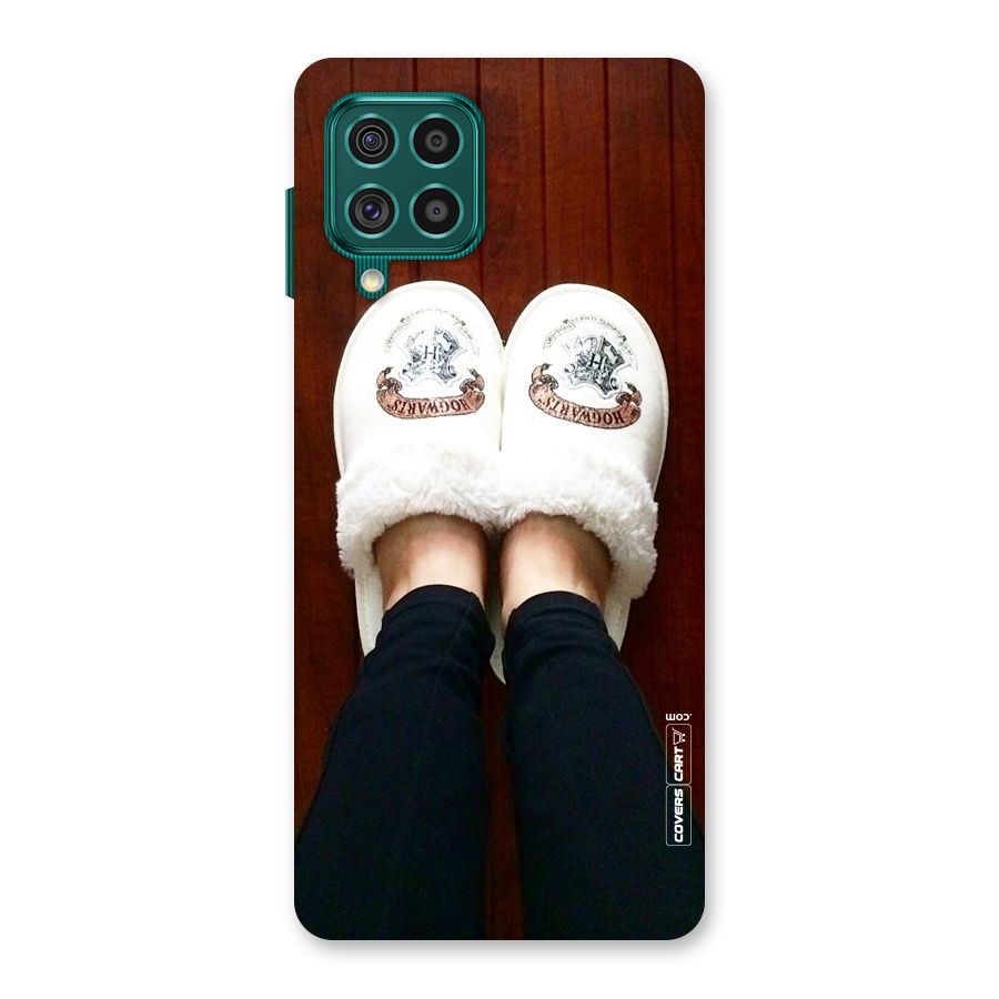 White Feets Back Case for Galaxy F62
