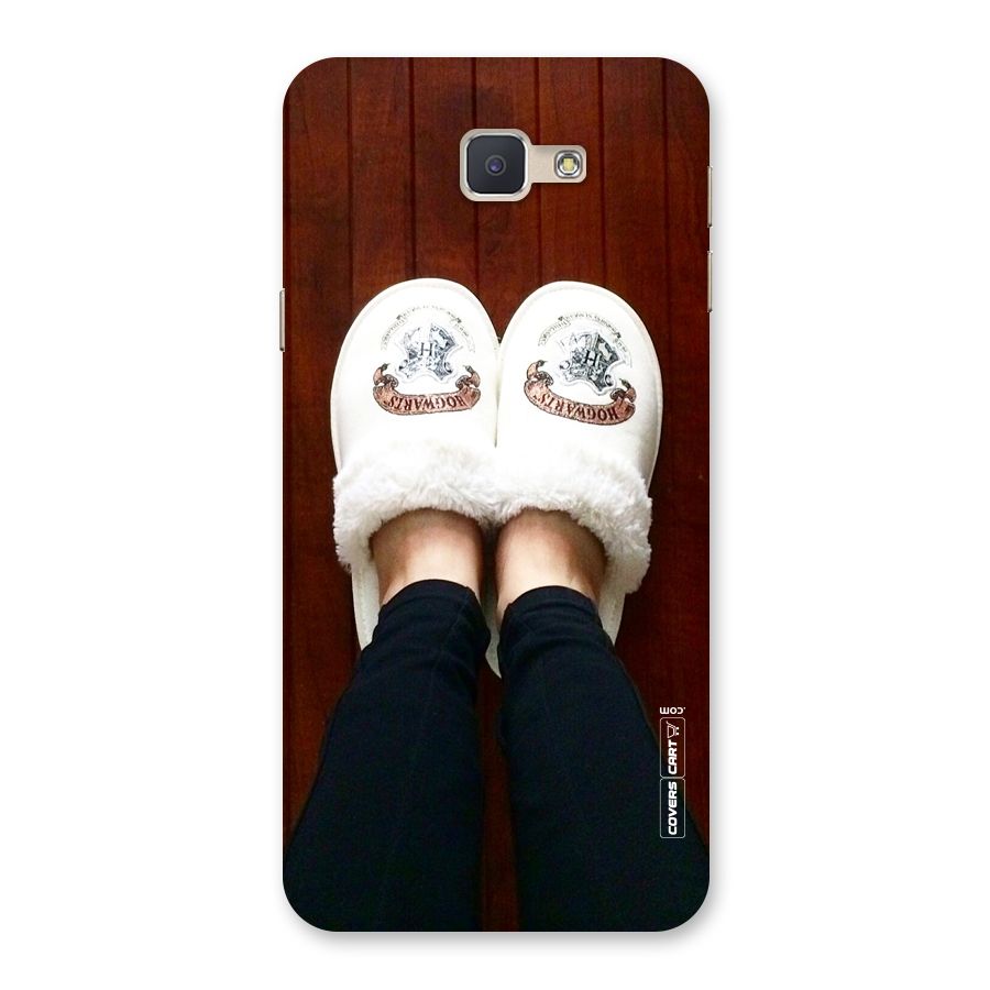 White Feets Back Case for Galaxy J5 Prime