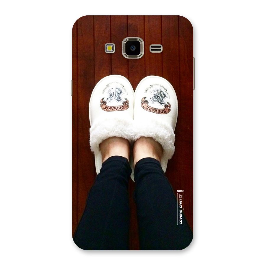 White Feets Back Case for Galaxy J7 Nxt