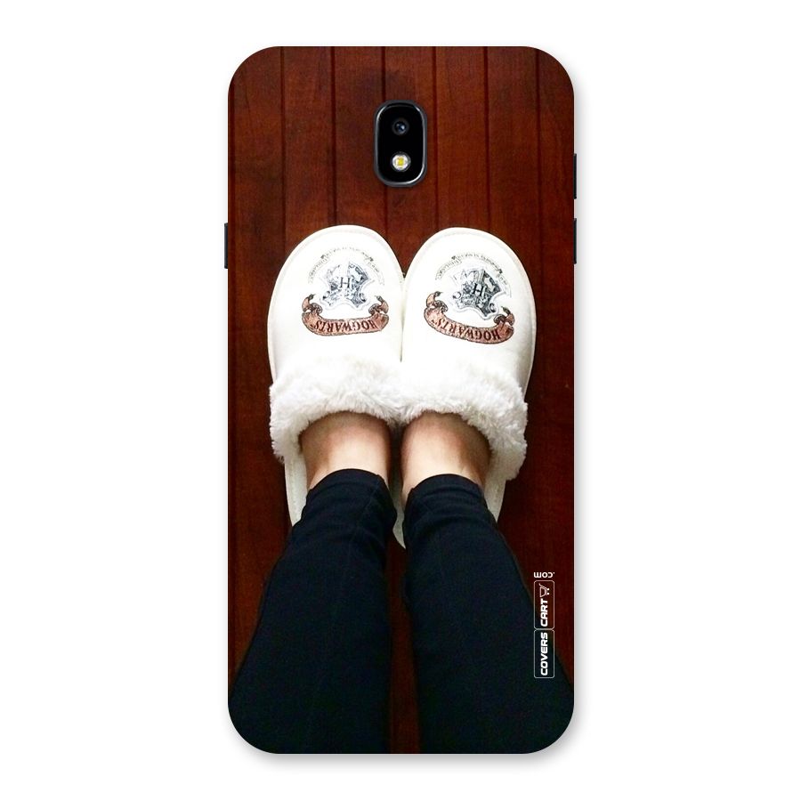 White Feets Back Case for Galaxy J7 Pro
