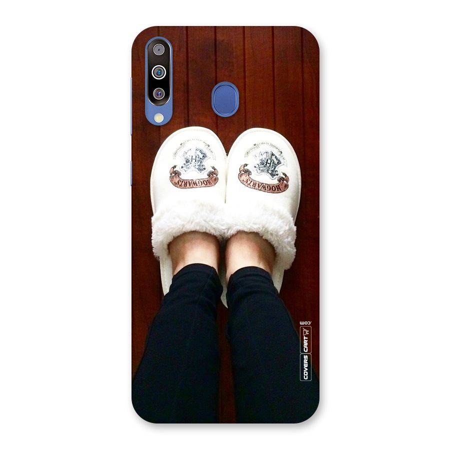 White Feets Back Case for Galaxy M30