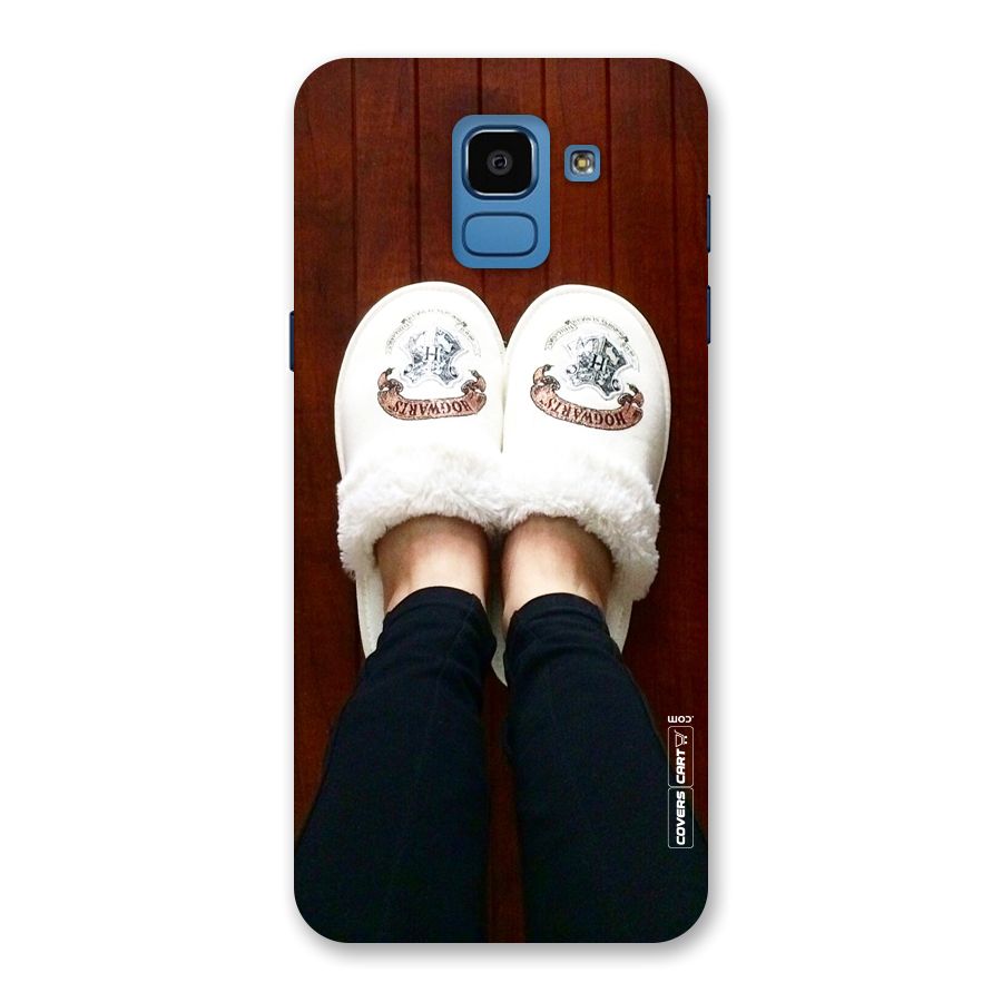 White Feets Back Case for Galaxy On6