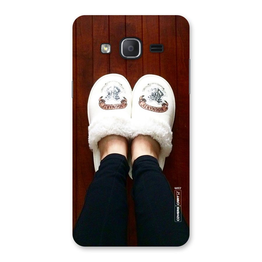 White Feets Back Case for Galaxy On7 2015