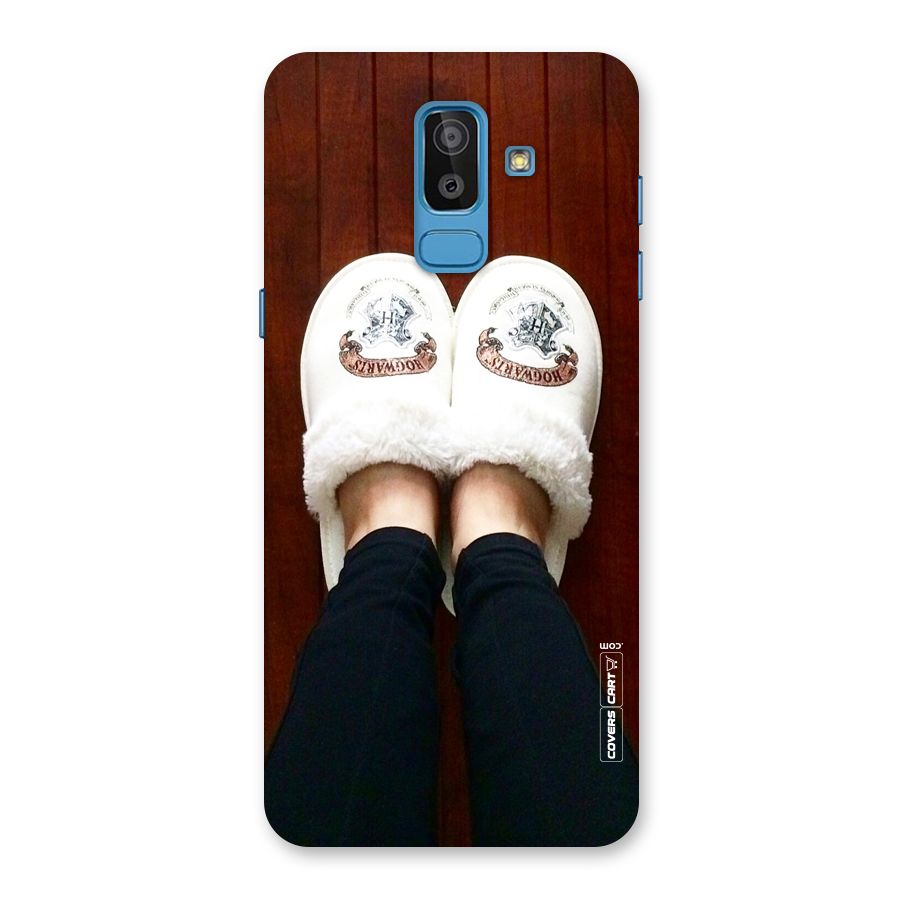 White Feets Back Case for Galaxy On8 (2018)