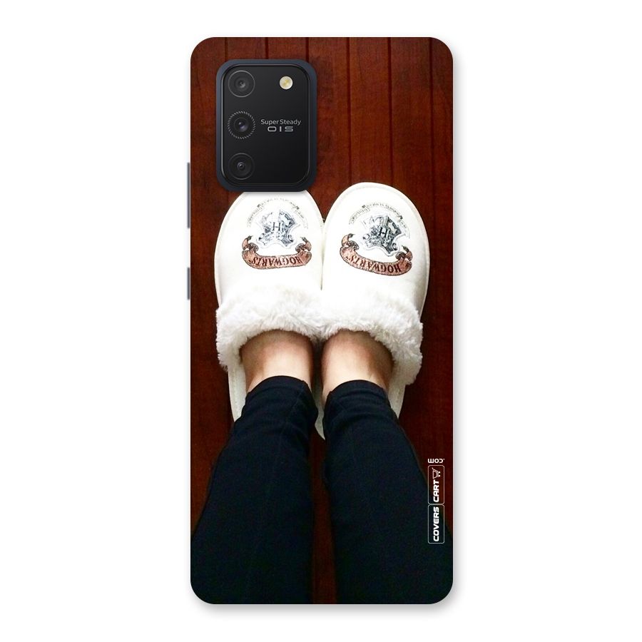 White Feets Back Case for Galaxy S10 Lite