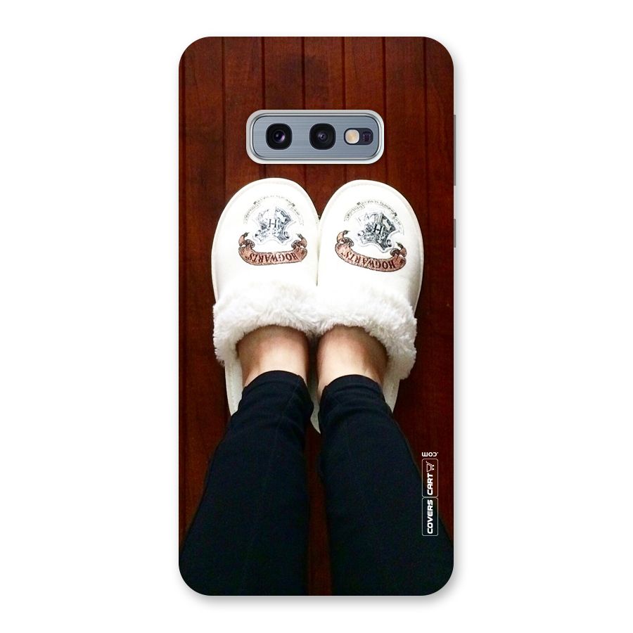 White Feets Back Case for Galaxy S10e