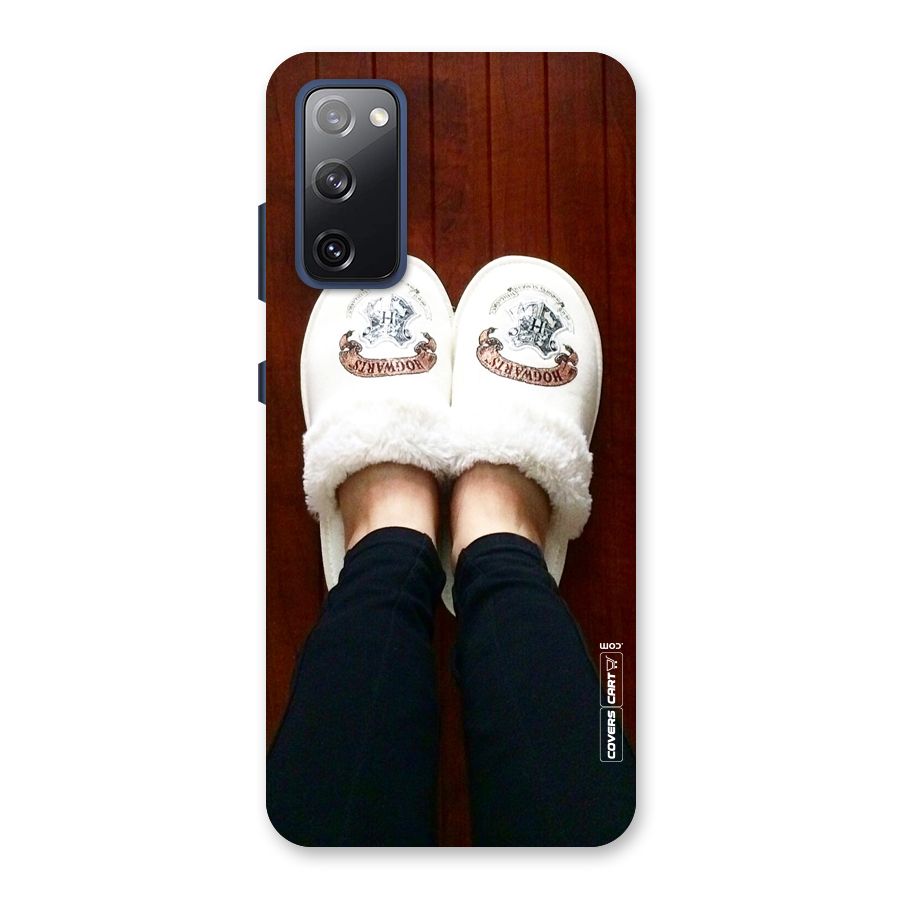 White Feets Back Case for Galaxy S20 FE