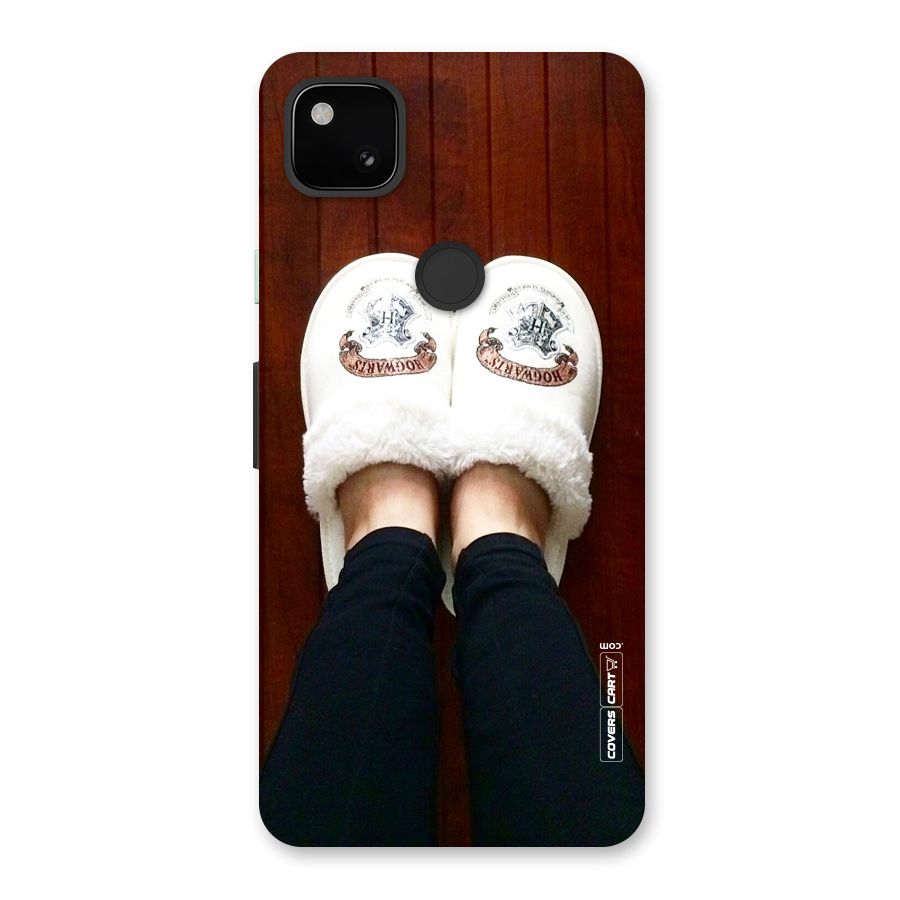 White Feets Back Case for Google Pixel 4a