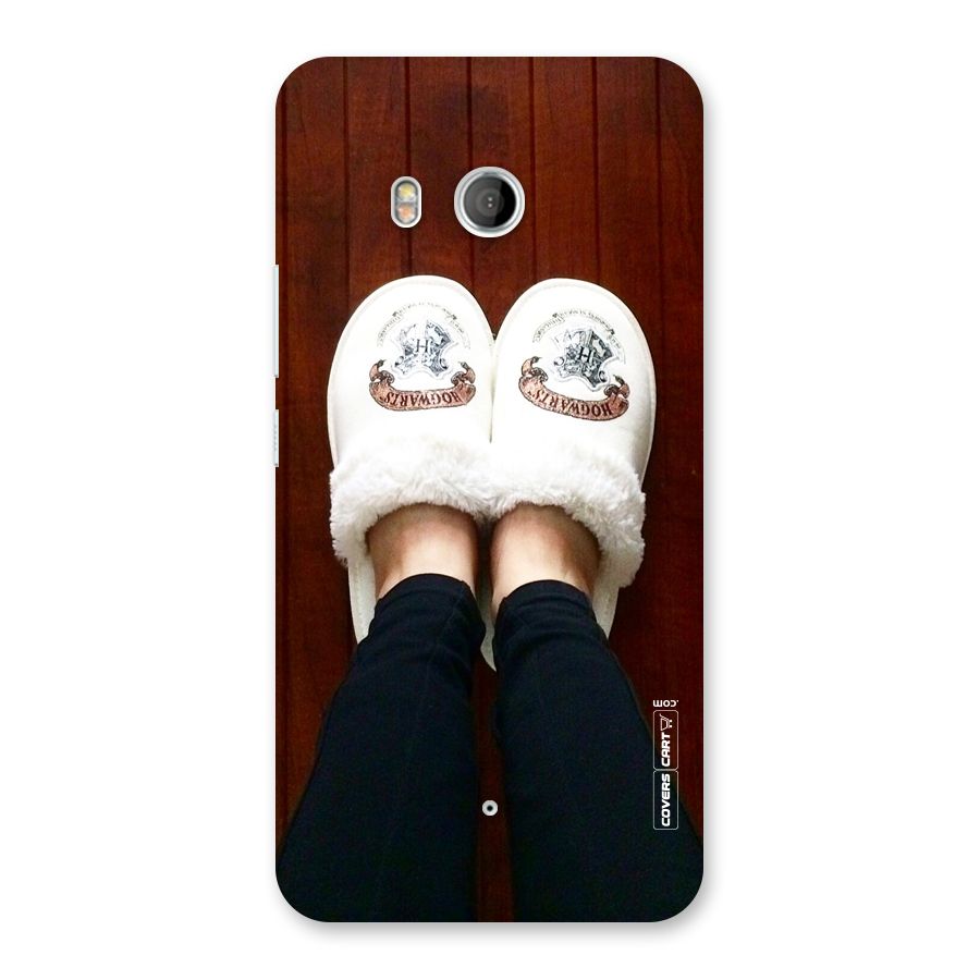 White Feets Back Case for HTC U11