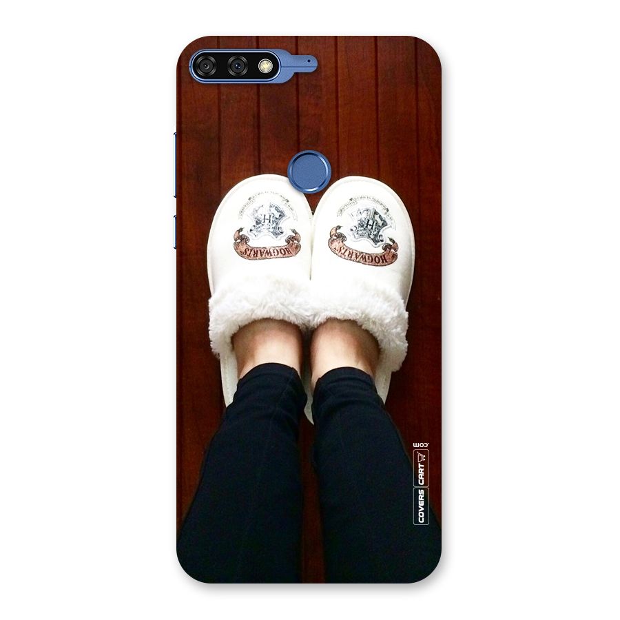 White Feets Back Case for Honor 7C