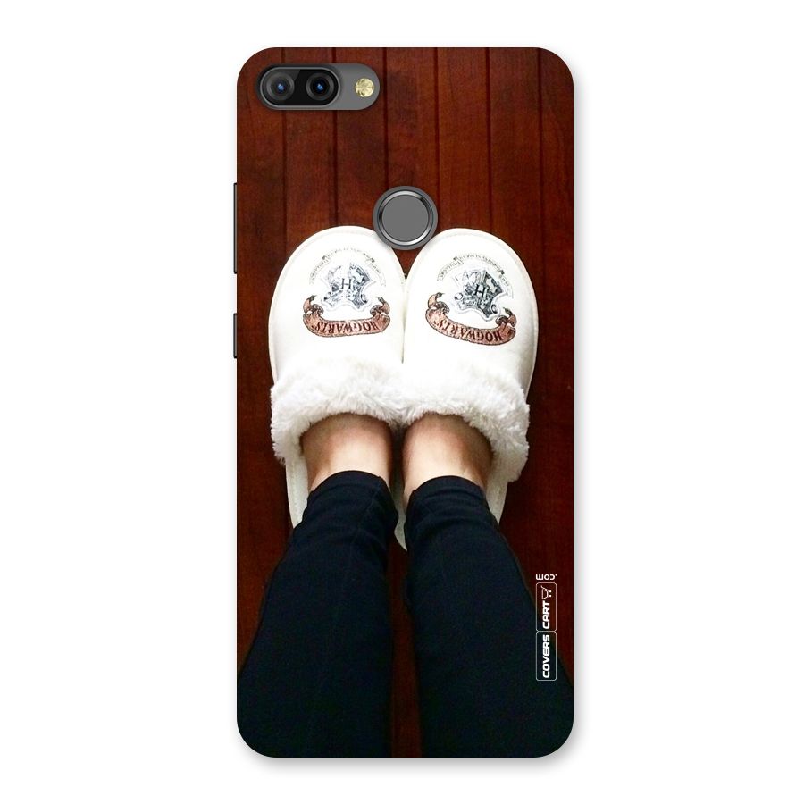 White Feets Back Case for Infinix Hot 6 Pro
