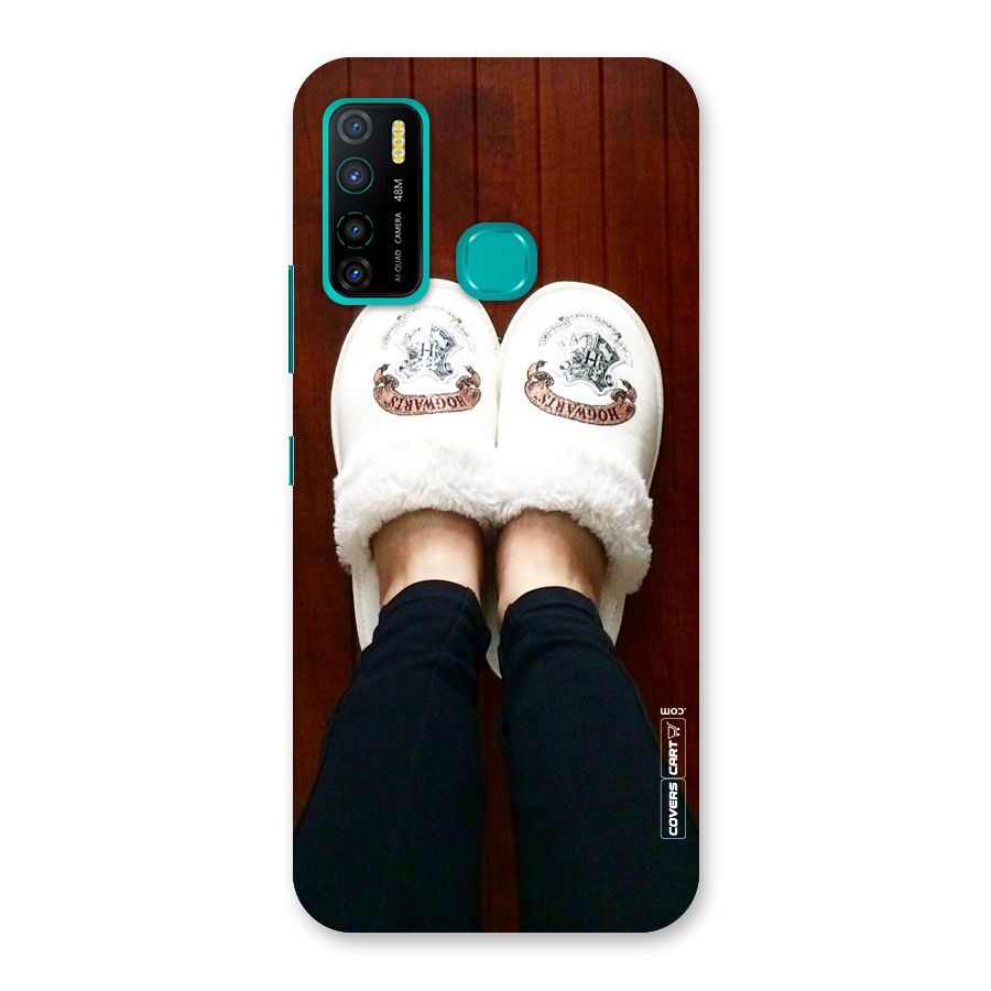White Feets Back Case for Infinix Hot 9 Pro