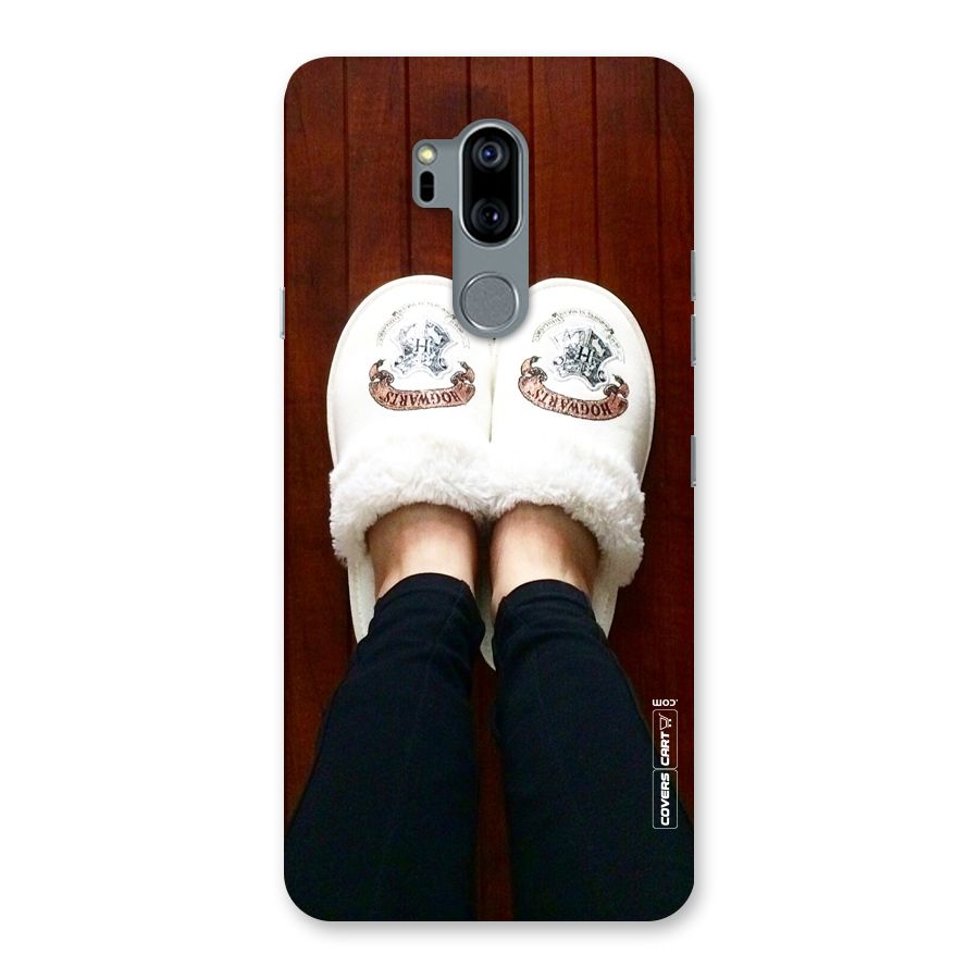 White Feets Back Case for LG G7