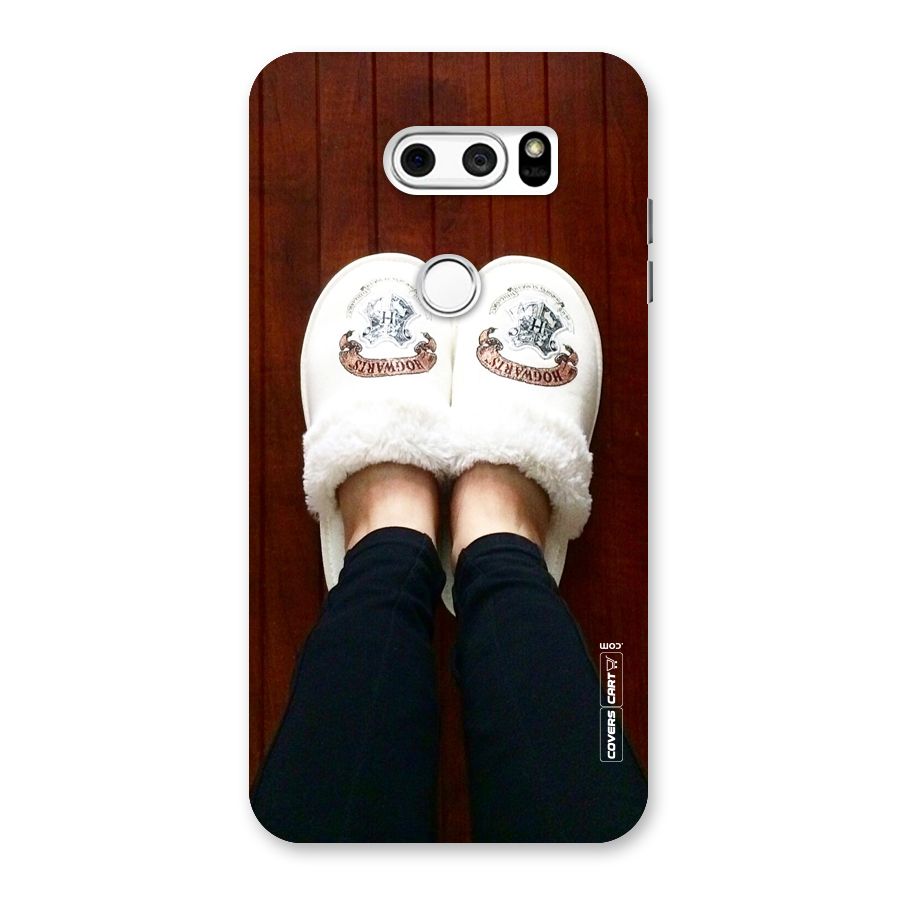 White Feets Back Case for LG V30
