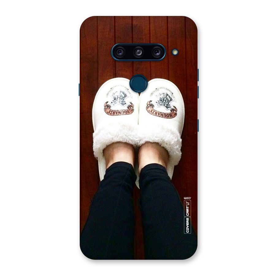 White Feets Back Case for LG  V40 ThinQ