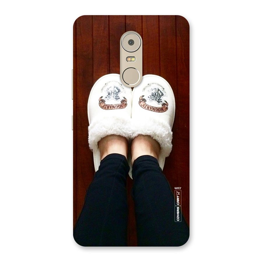 White Feets Back Case for Lenovo K6 Note