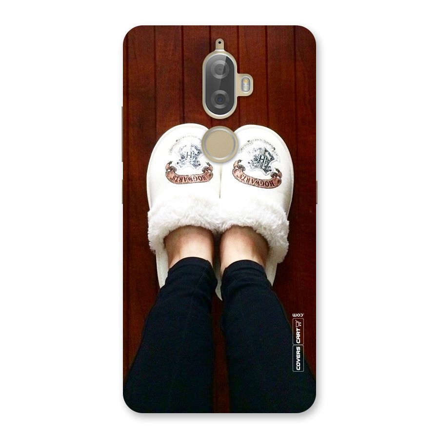 White Feets Back Case for Lenovo K8 Plus