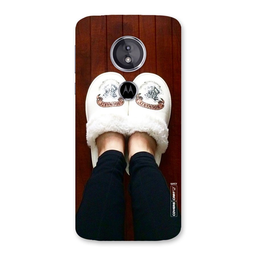 White Feets Back Case for Moto E5