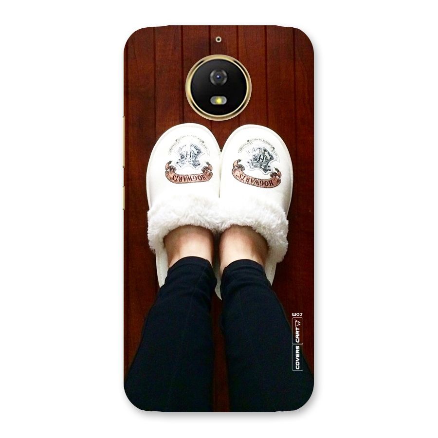 White Feets Back Case for Moto G5s