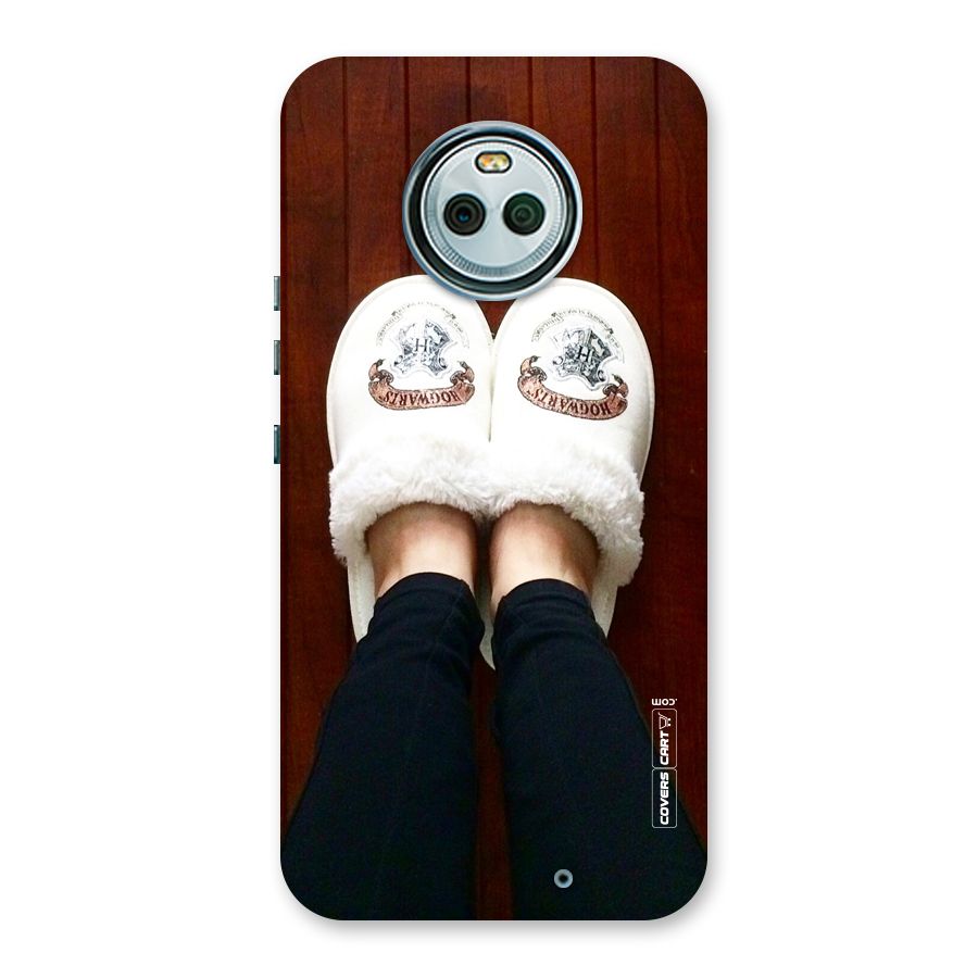 White Feets Back Case for Moto X4