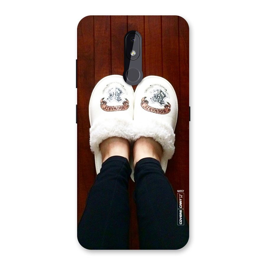 White Feets Back Case for Nokia 3.2