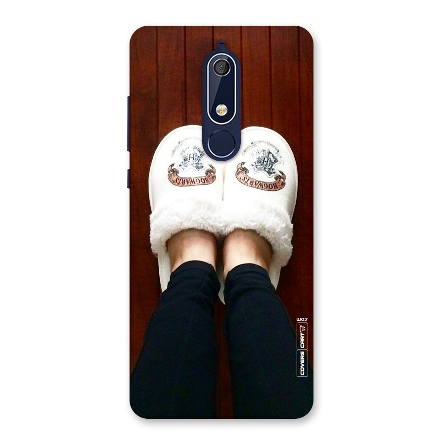 White Feets Back Case for Nokia 5.1