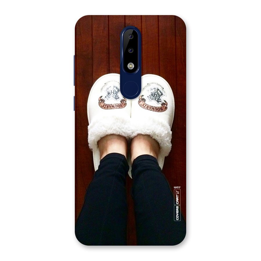 White Feets Back Case for Nokia 5.1 Plus