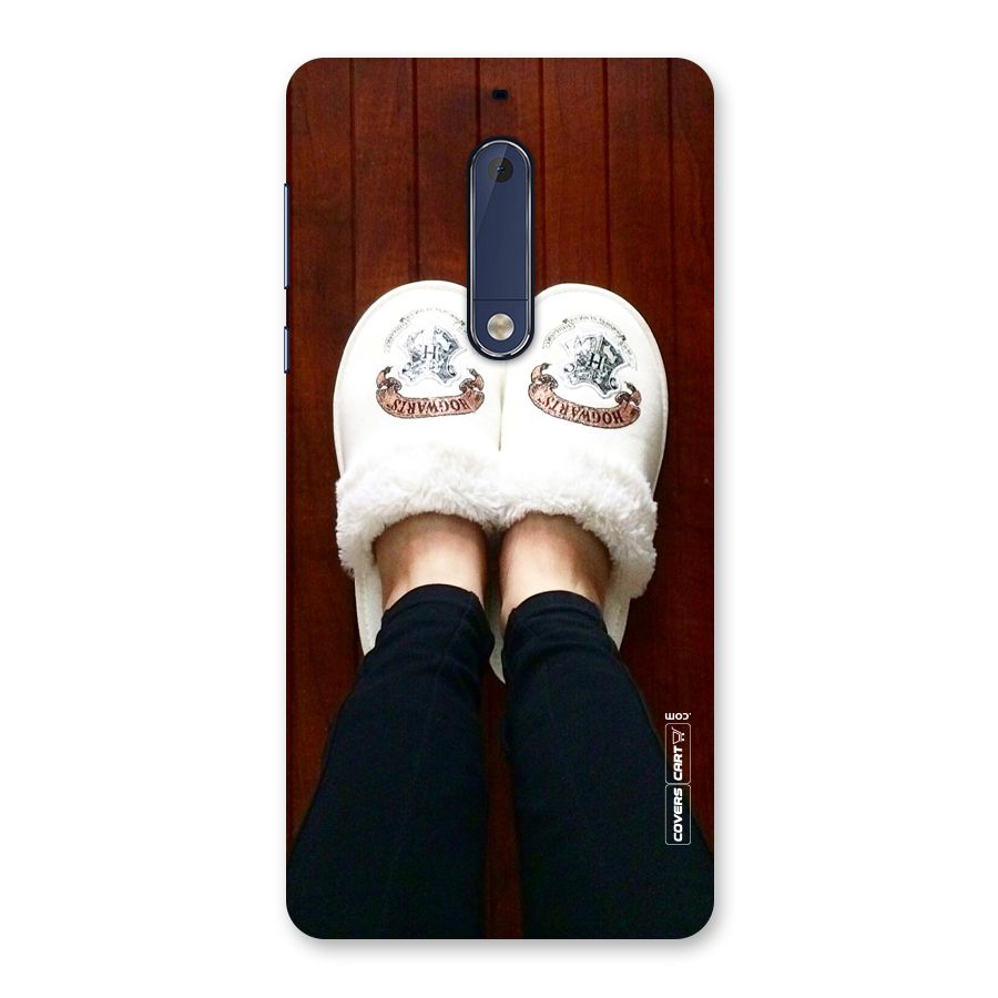 White Feets Back Case for Nokia 5