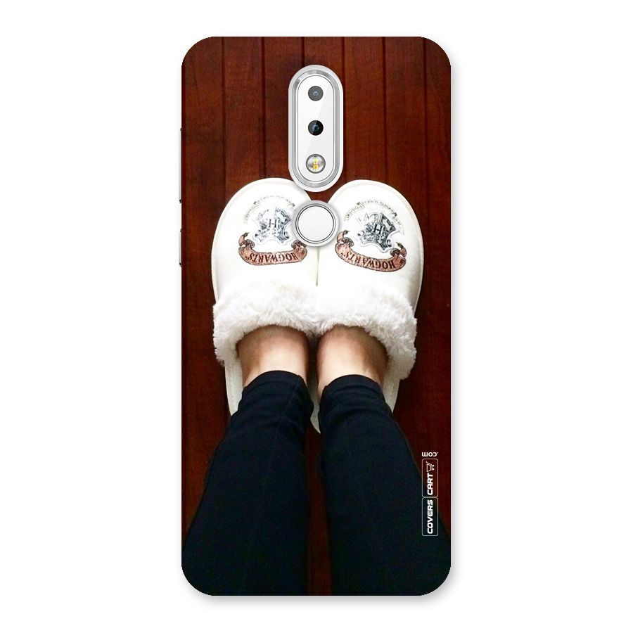 White Feets Back Case for Nokia 6.1 Plus