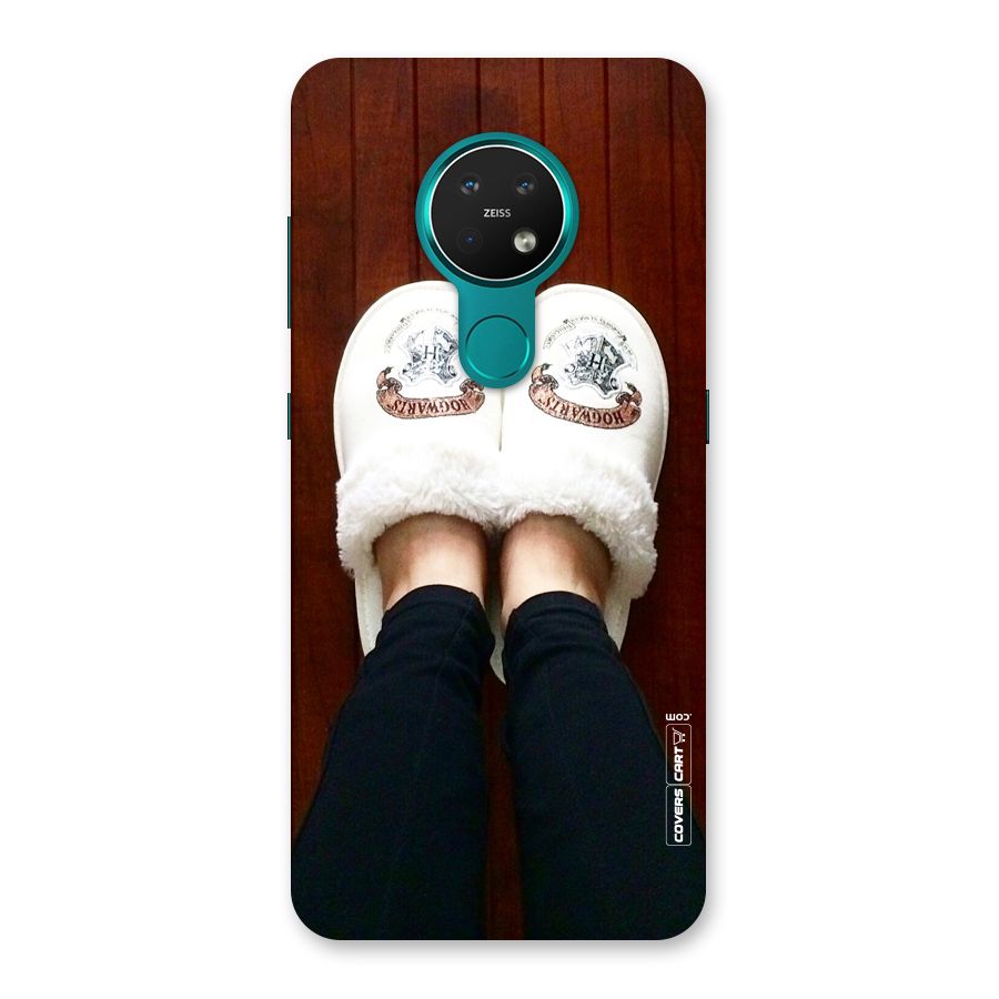 White Feets Back Case for Nokia 7.2