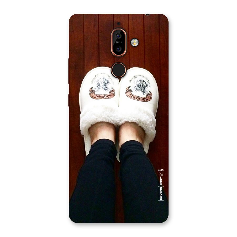 White Feets Back Case for Nokia 7 Plus