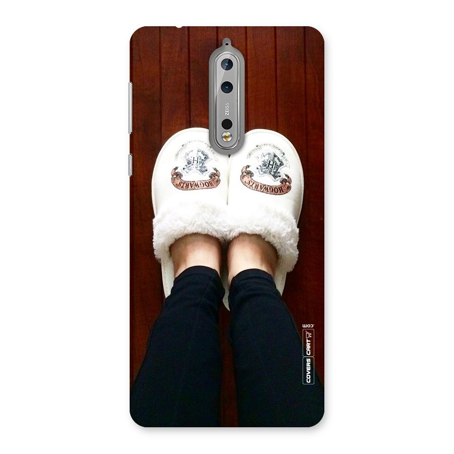 White Feets Back Case for Nokia 8