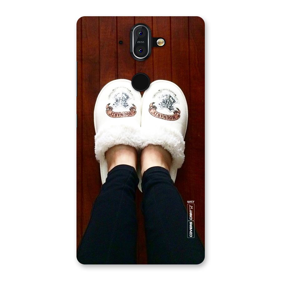 White Feets Back Case for Nokia 8 Sirocco