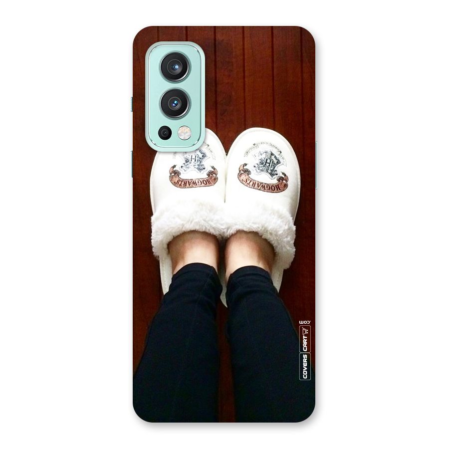 White Feets Back Case for OnePlus Nord 2 5G