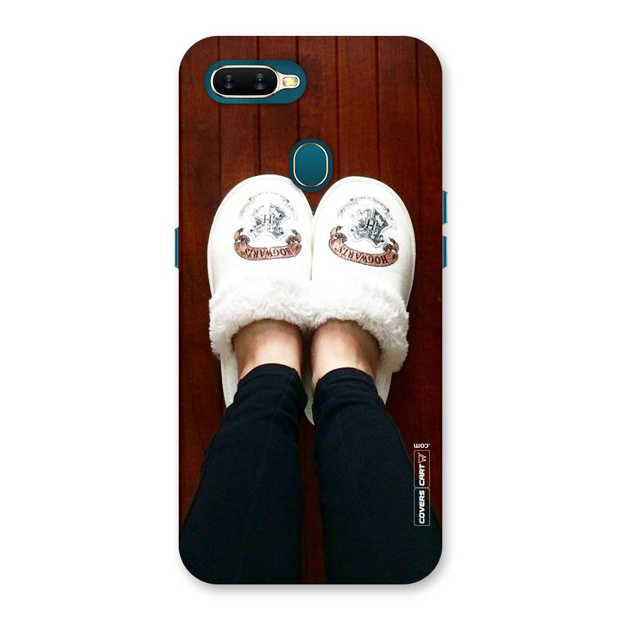White Feets Back Case for Oppo A11k
