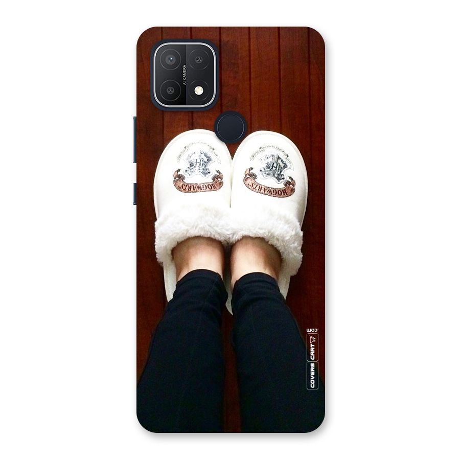 White Feets Back Case for Oppo A15