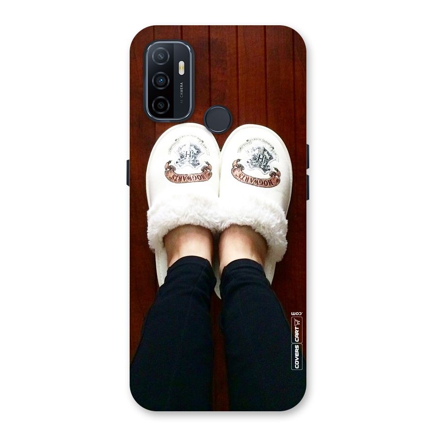 White Feets Back Case for Oppo A32